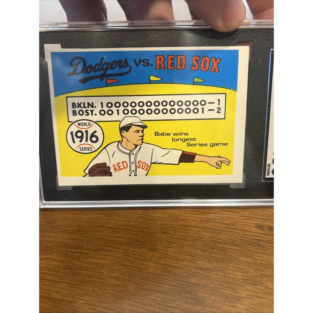 Lot Of 7 Rare 1967-68 Laughlin World Series Baseball Card #13,17,35,36,44,45,46